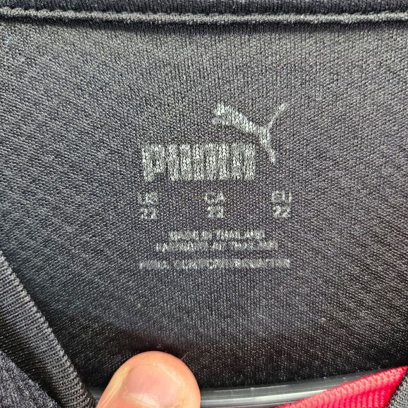 Puma AC Milan 22/23 Home Jersey Ronaldinho Size 22 Black Red Soccer Football - Picture 6 of 12